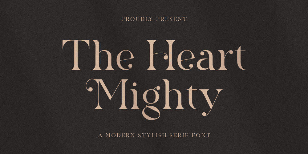 The Heart Mighty font