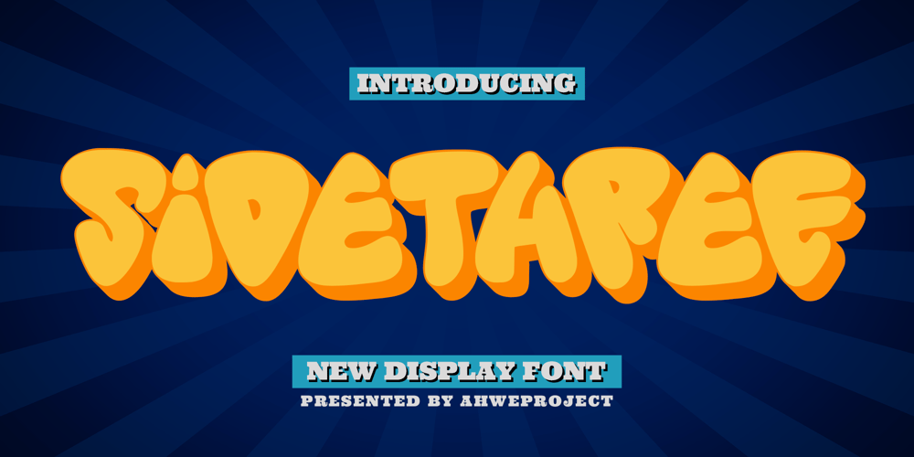 Sidethree font
