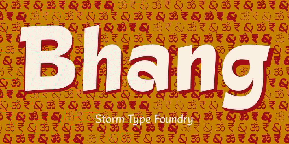 Bhang font