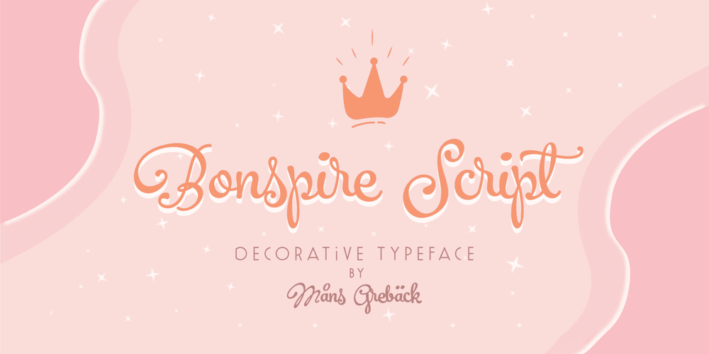 Bonspire Script font