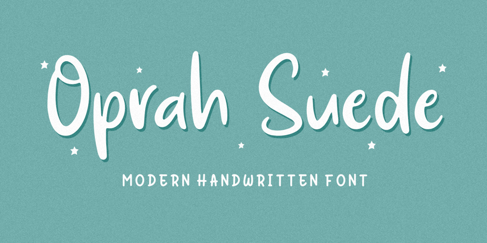 Oprah Suede font