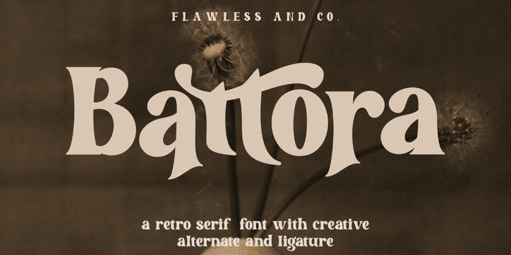 Battora font