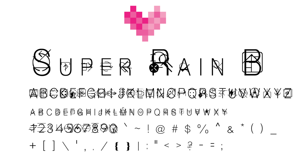 Super Just A font