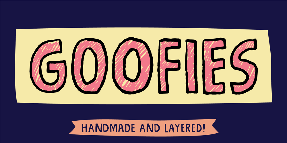 Goofies font