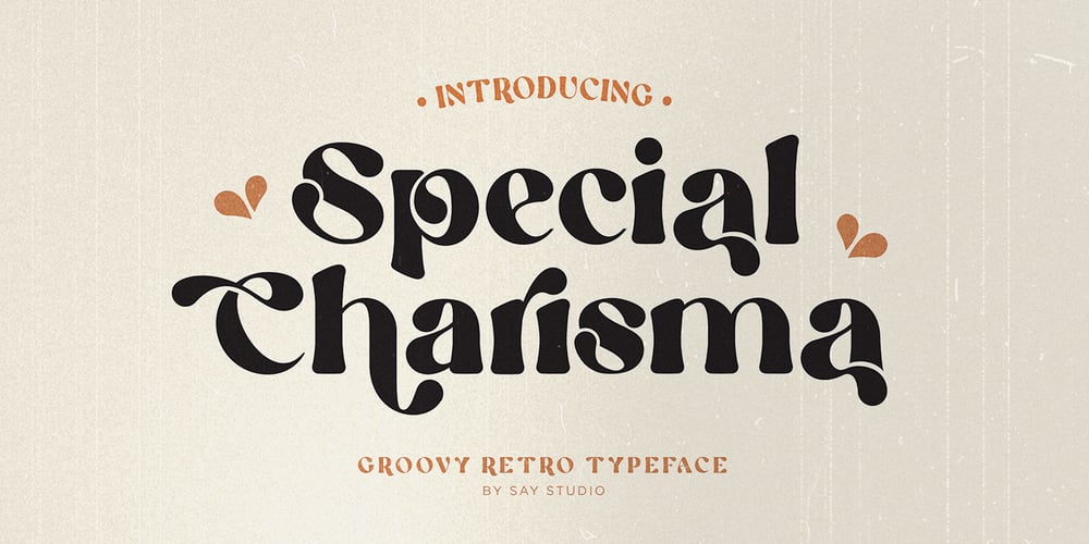 Special Charisma font