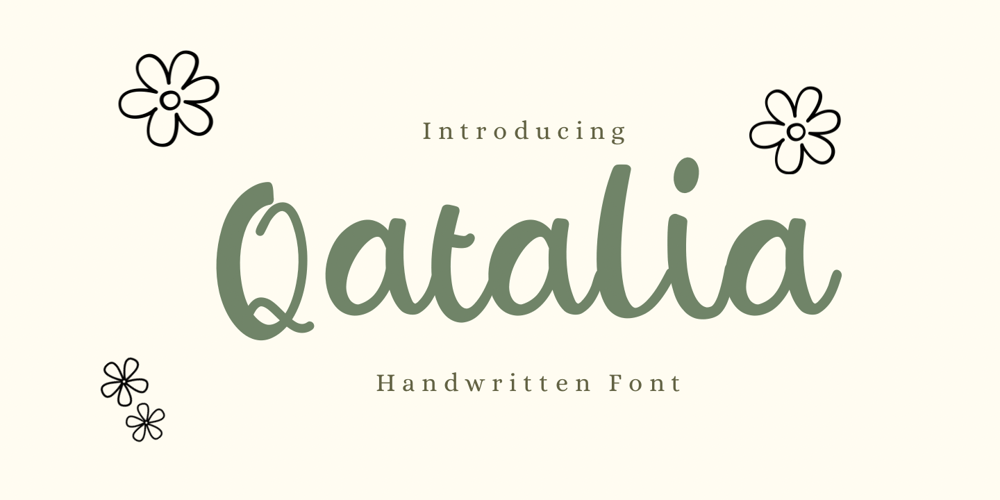 Qatalia font