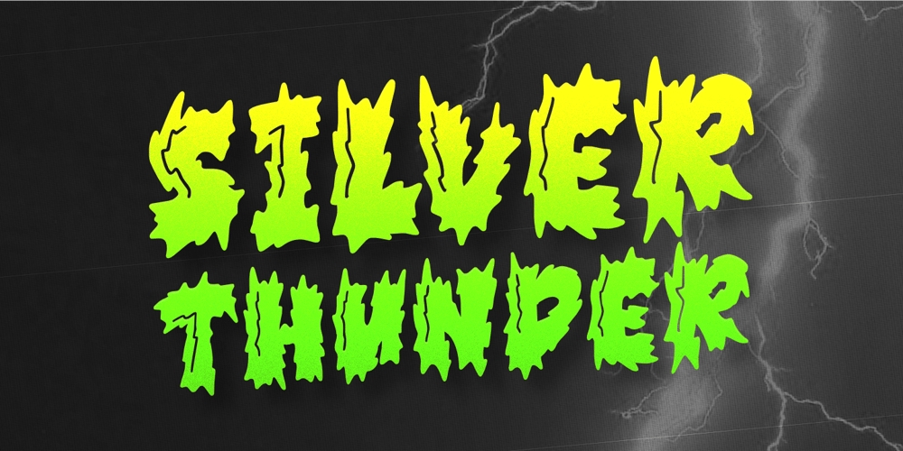 Silver Thunder font
