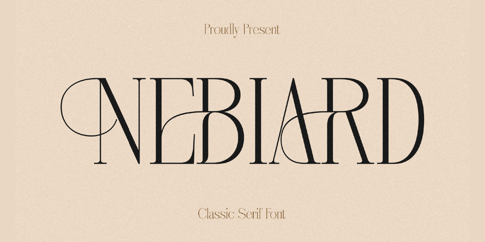 Nebiard font