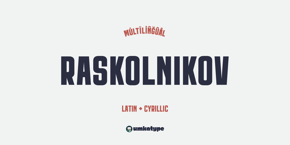 Raskolnikov font