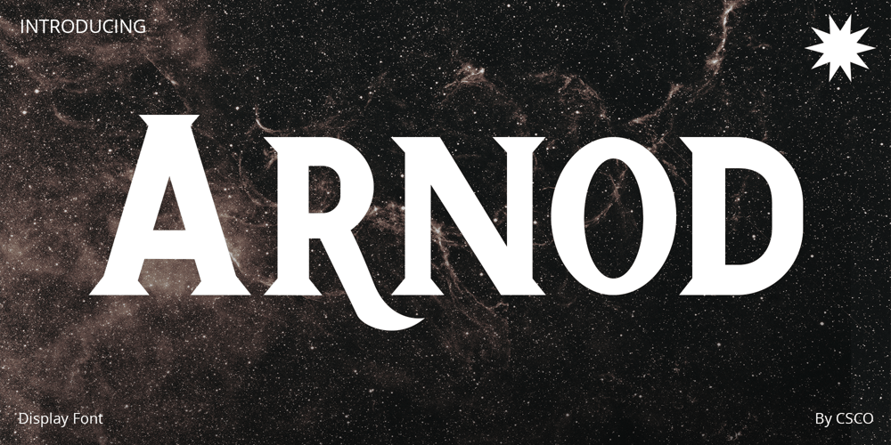 Arnod font
