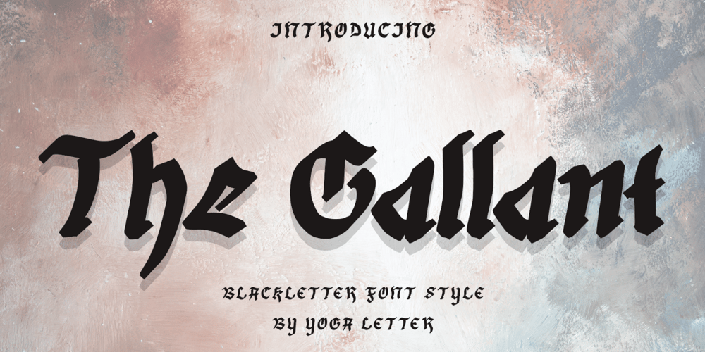 The Gallant font