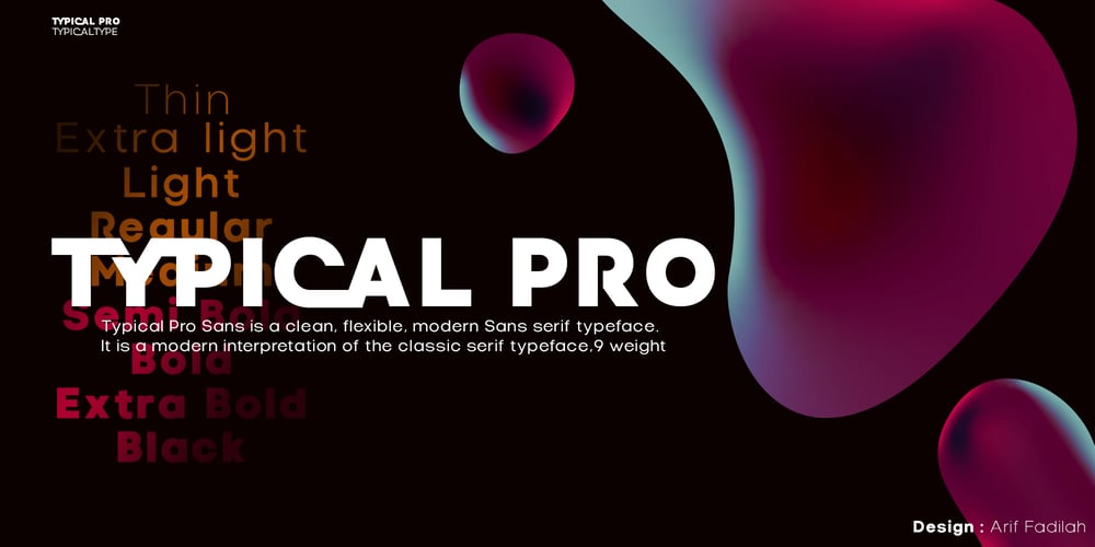 Typical Pro font