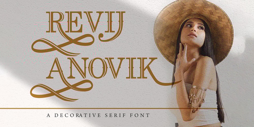 Revij Anovik font