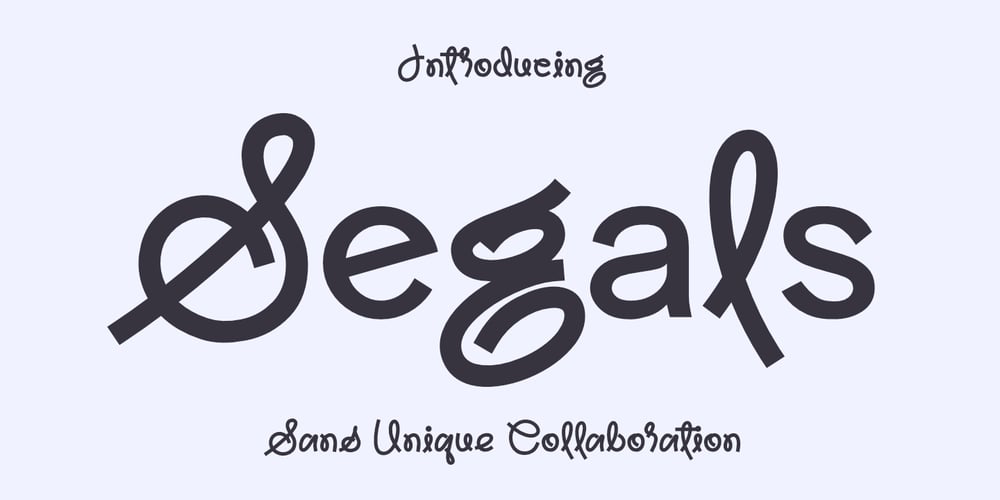 Segals font