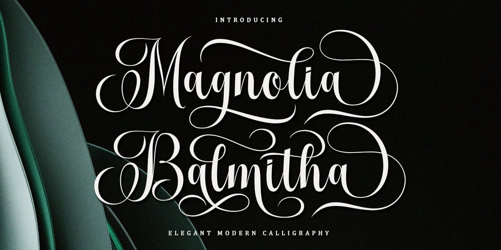 Magnolia Balmitha font