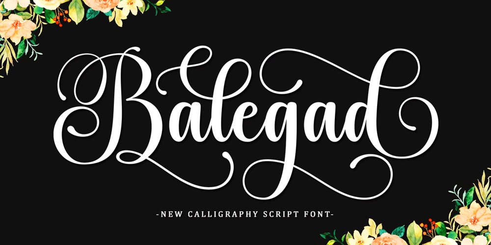 Balegad font