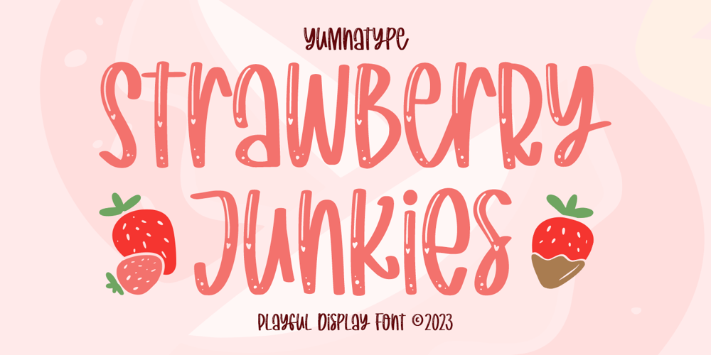 Strawberry Junkies font