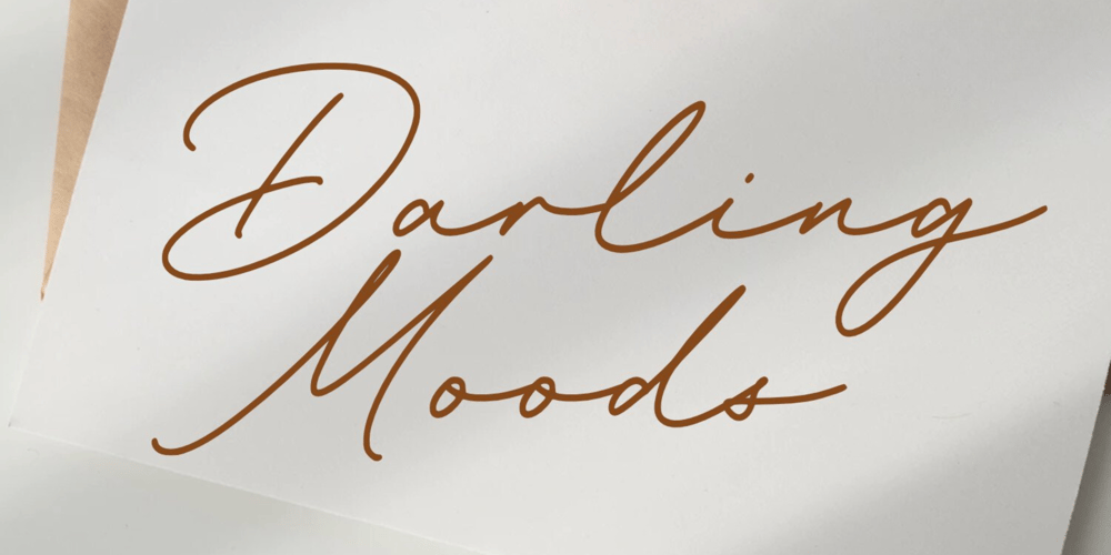 Darling Moods font