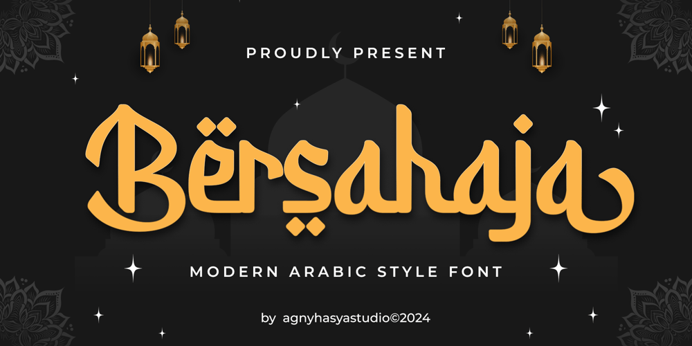 Bersahaja font