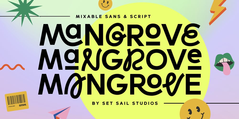 Mangrove font