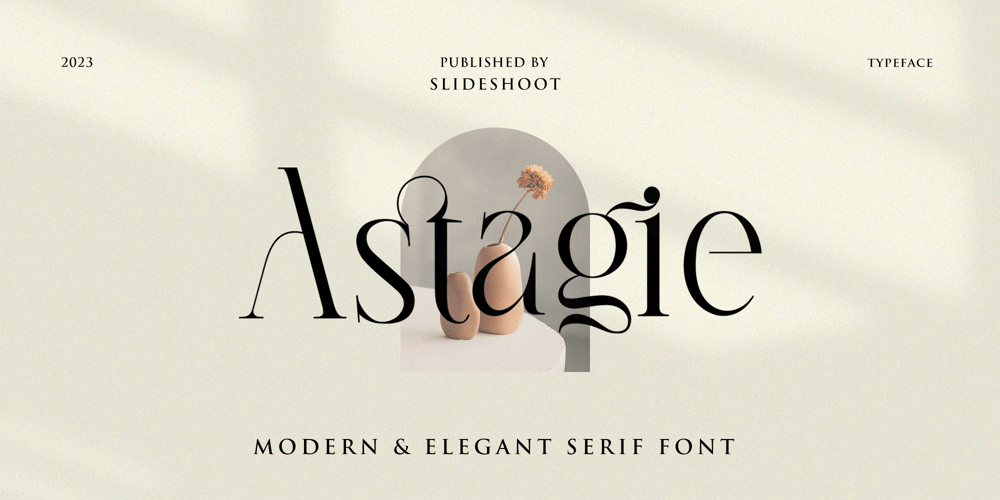 Astagie font