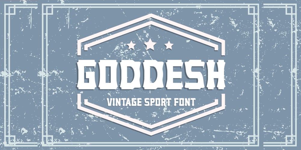 Goddesh font