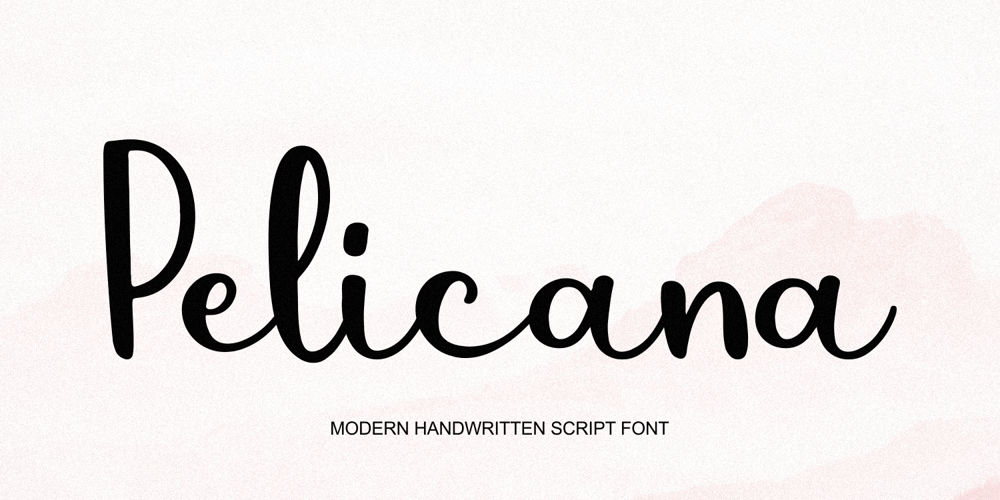 Pelicana font