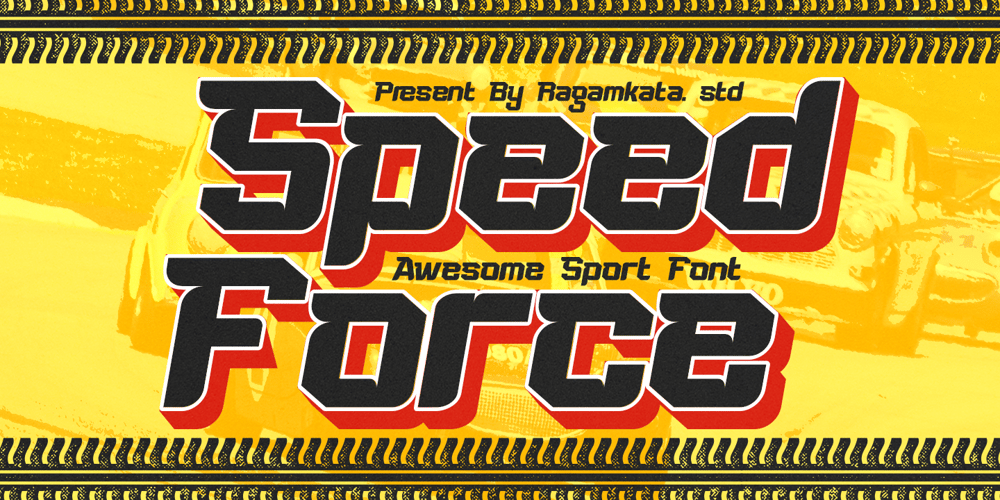 Speed Force font