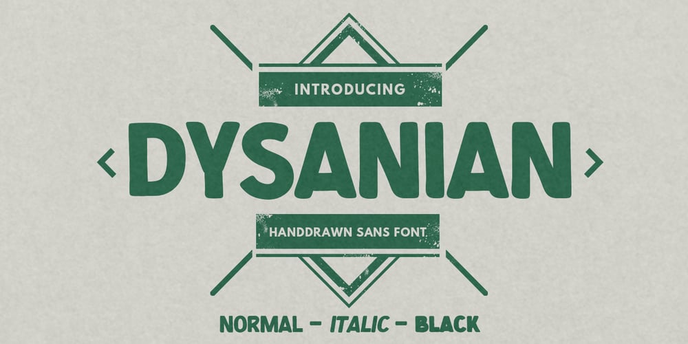 Dysanian font