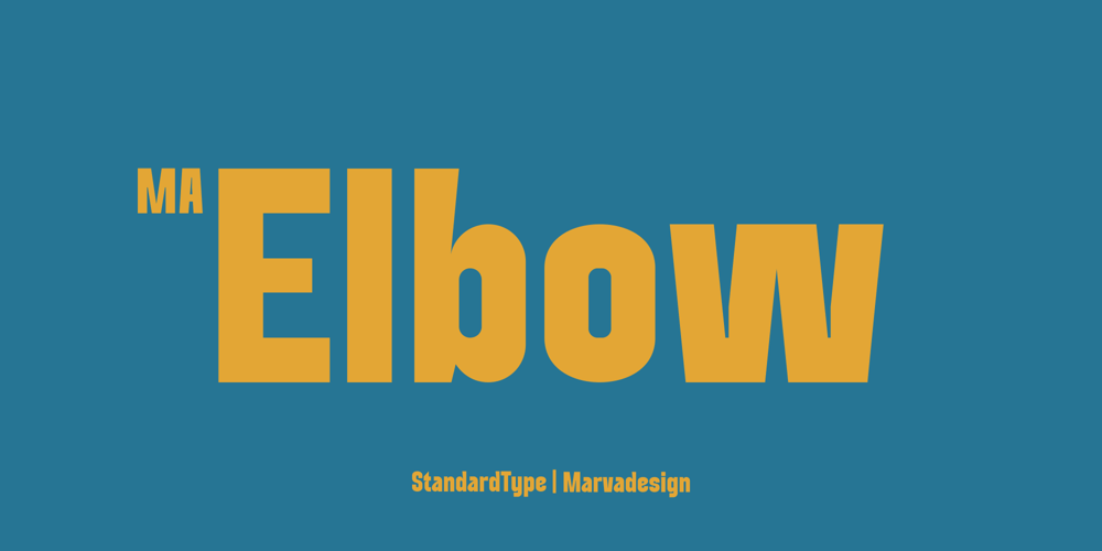 Ma Elbow font