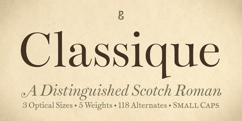 Classique font