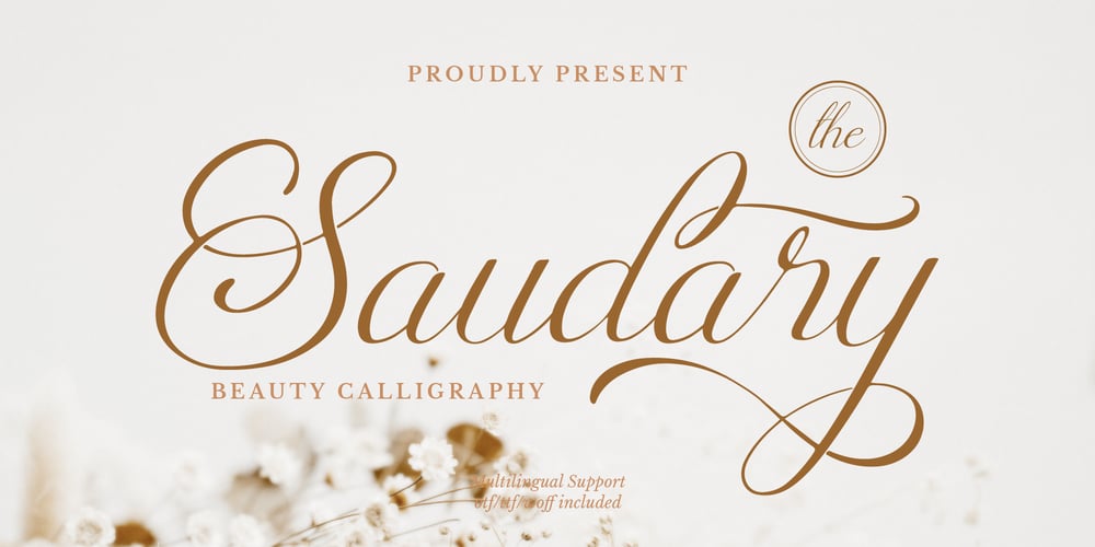 Saudary font