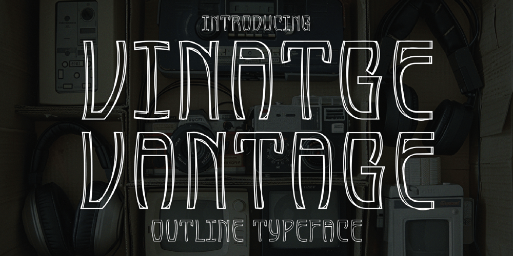 Vintage Vantage font