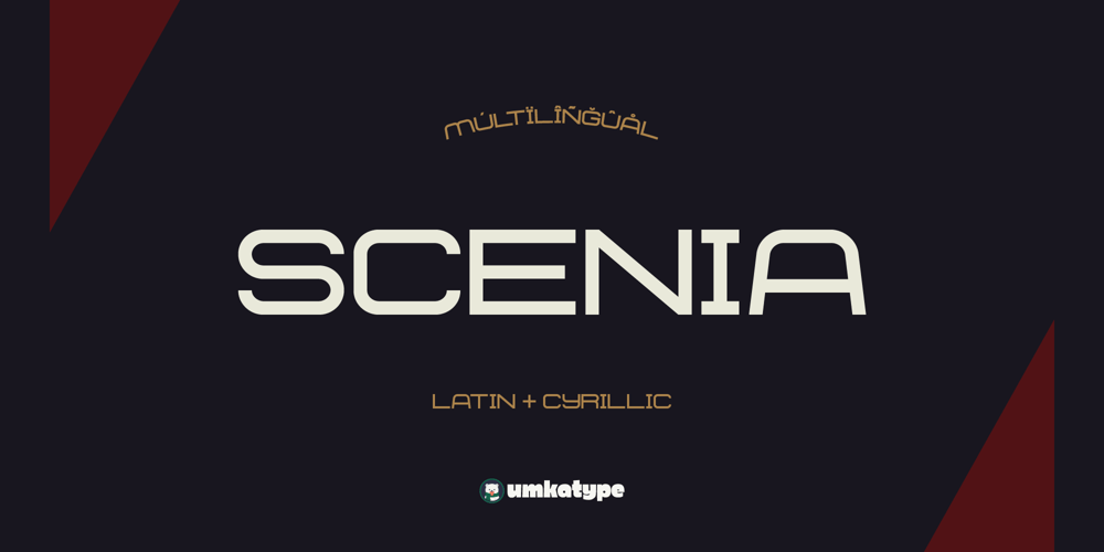 Scenia font