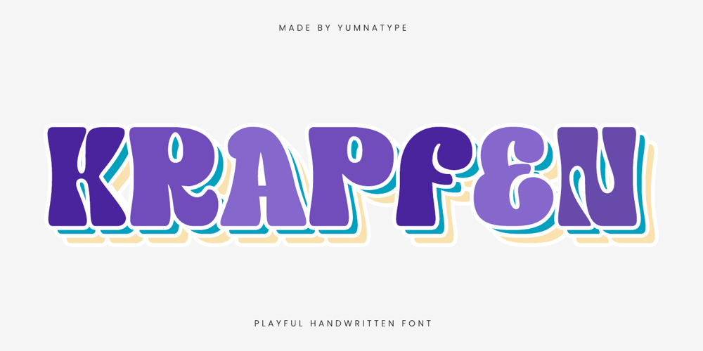 Krapfen font