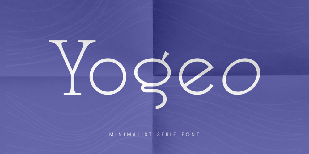 Yogeo font
