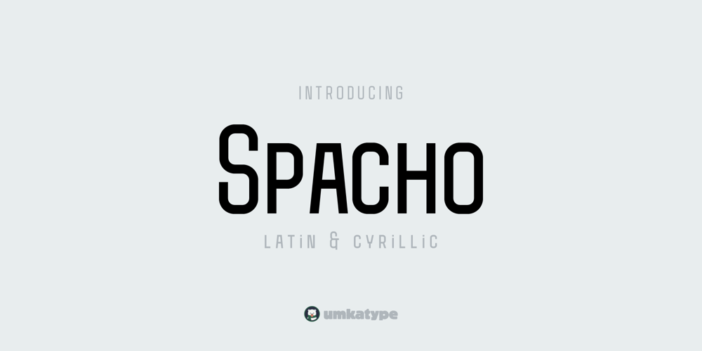 Spacho font