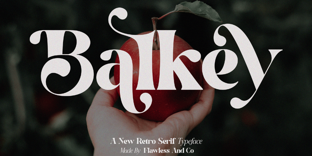Balkey font