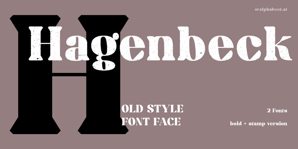 Hagenbeck font