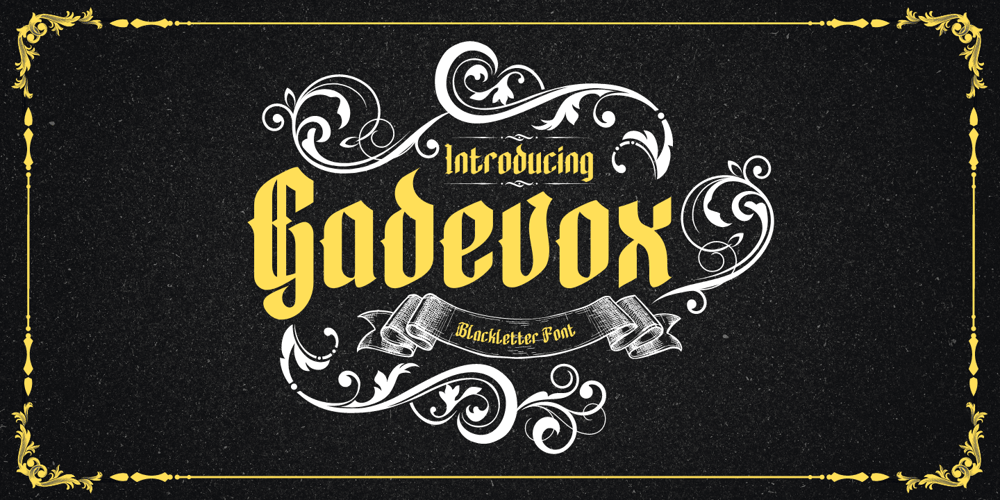 Gadevox font