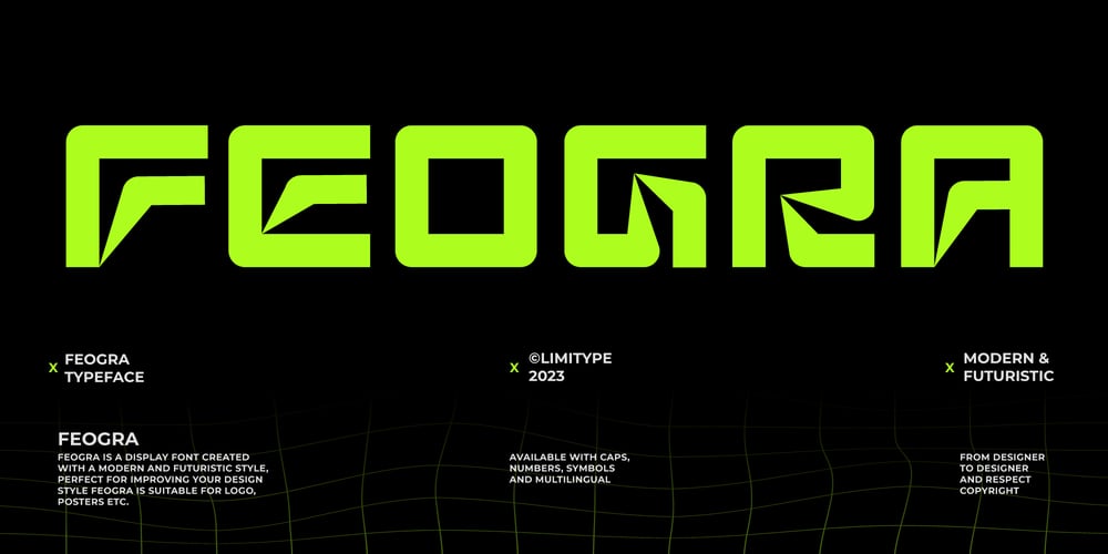 Feogra font