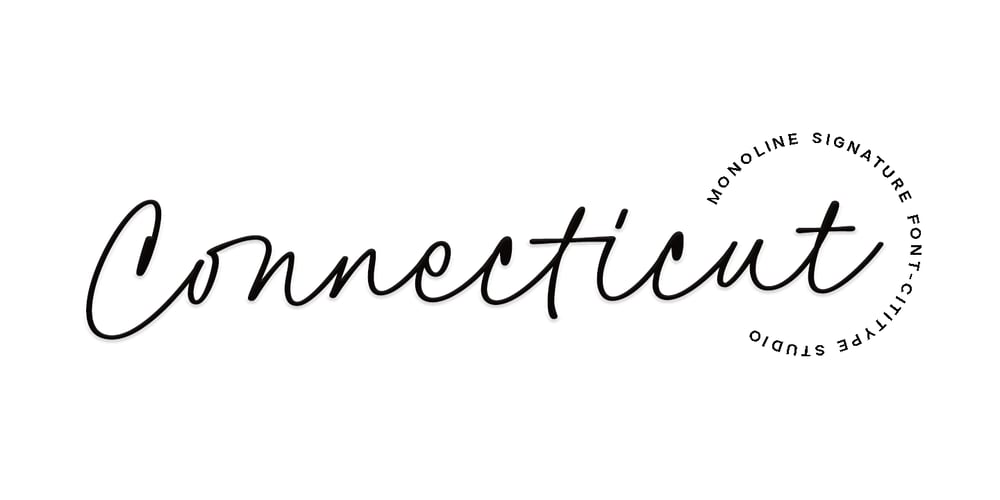 Connecticut font