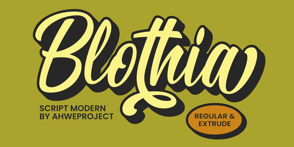 Blothia font