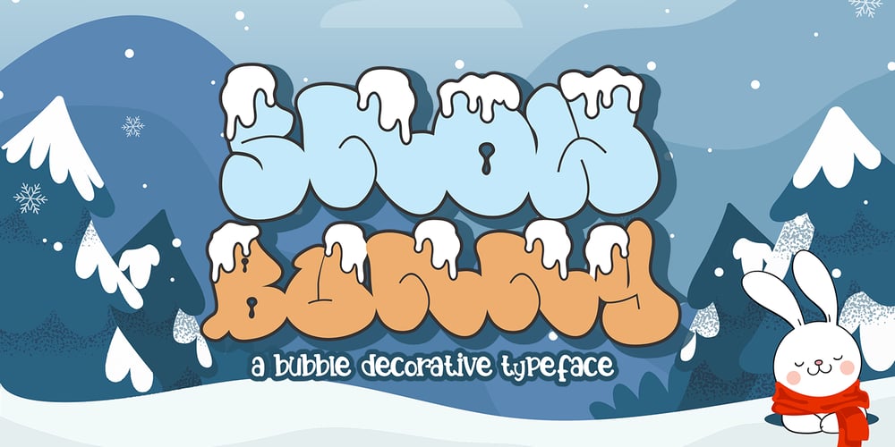 Snow Bunny font
