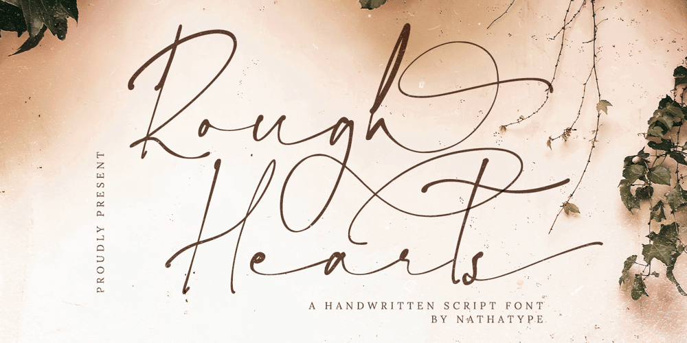 Rough Hearts font