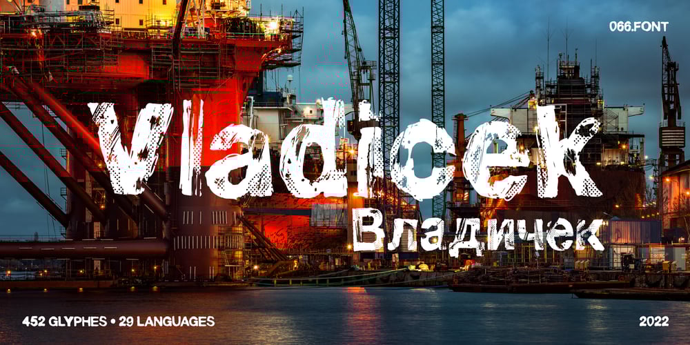 Vladicek font