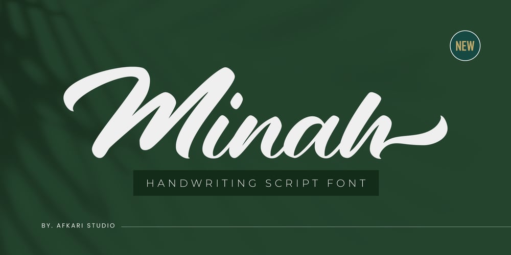Minah font