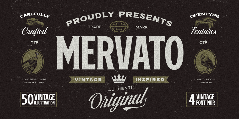 Mervato font