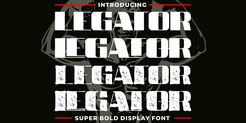 Legator font