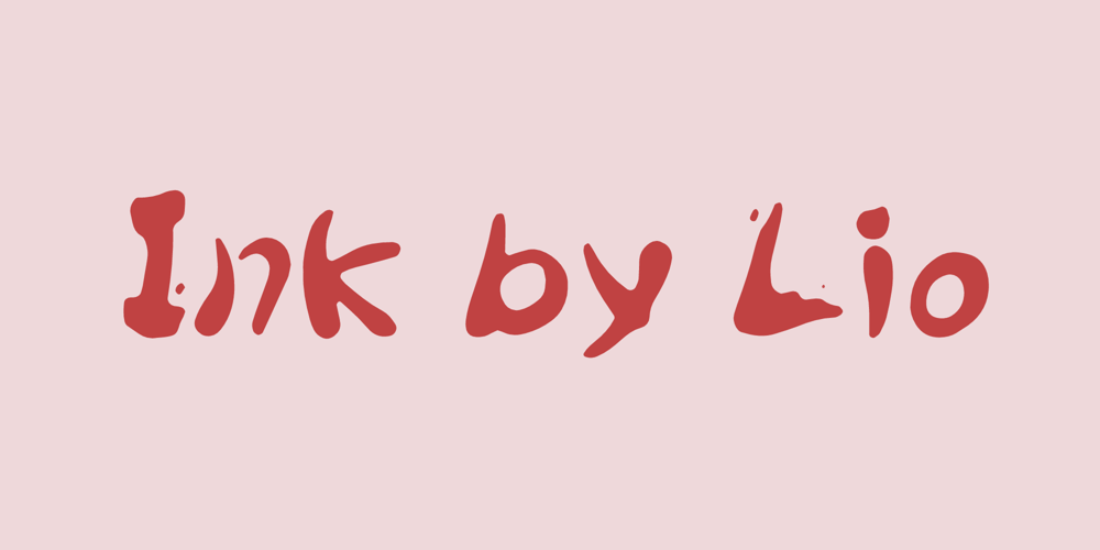 Ink by Lio font